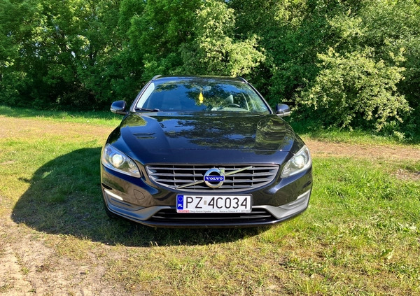 Volvo V60 cena 44900 przebieg: 194000, rok produkcji 2014 z Luboń małe 742